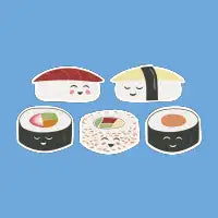Happy Sushi - design