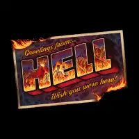 Greetings From Hell - design