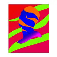 Marble Mind (Blue & Orange) - design