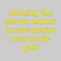 Running in Slow Motion - design