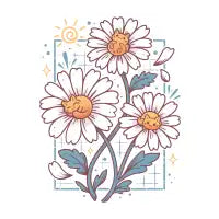 Lazy Daisy Cats - design