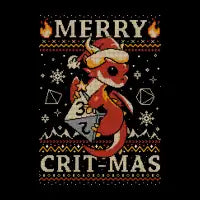 Merry Critmas Dragon - design
