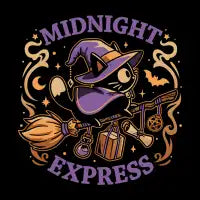 Midnight Express - Witchy Cat - design