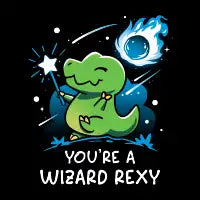Rexy Is A Wizard - Cute Magical Trex - design