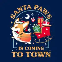 Santa Paws Is Coming to Town – Xmas Corgi - design