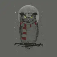 Winter owl - design