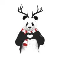 Xmas panda - design