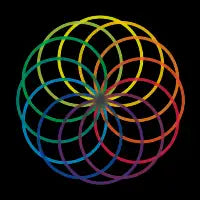 Color Rings - Symmetrical 12 Ring Layout - design