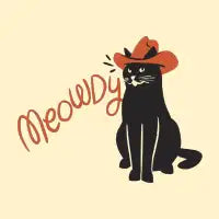 Meowdy Purtner - Texas Cat - design