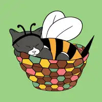 Bee a Cat & Nap - design
