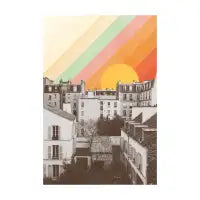Rainbow Sky Above Paris - design