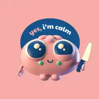 yes, i'm calm - design