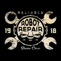 Reliable Robot Repair – Vintage Workshop Design - design