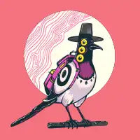 Back to School Hat Bird - design