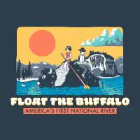 Float The Buffalo (White Text) - design