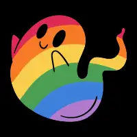Cute pride ghost - design