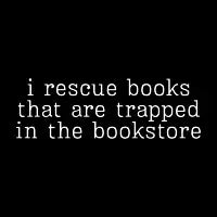 I rescue books that are trapped in the bookstore - design