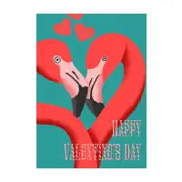 Flamingo Valentine - design