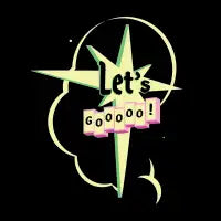 Motel Sign "Let's Go" - design