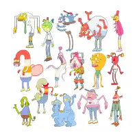 Aliens - Sci-fi Character Design Collage - design