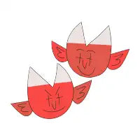 Devil Duo - Cute Faces - design