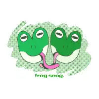 Frog Snog - Cute Animals - design