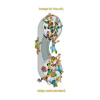 Stay Connected - Telephone Characters - design