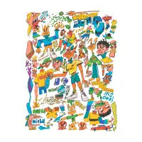Wierd - Character Illustration Collage - design