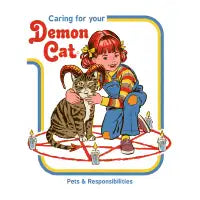 Caring for Your Demon Cat (White Variant) - design