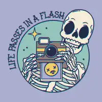 Life Passes In a Flash - design