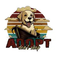 Adopt Don't Shop Dog - design