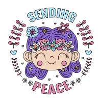 Sending Peace Everywhere - design
