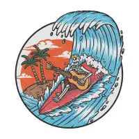 Skull Surfer Vibes - design