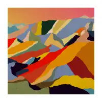 Rainbow Mountains - design