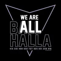 We Are All Ballhalla (Outline) - design