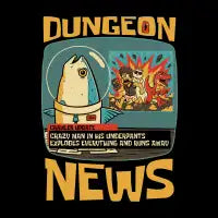 Dungeon Crawler Fish News - design
