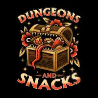 Dungeon Monster Snack Tattoo - design