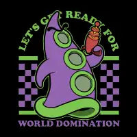 Game Mascot Evil Tentacle - design