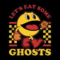 Game Mascot Ghost Eater - design