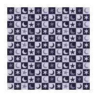 Moon and Stars plaid - design
