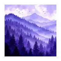 Purple Serenity - design