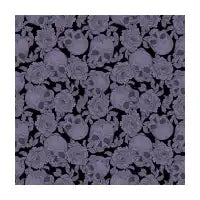 Skulls and flowers pattern V - design