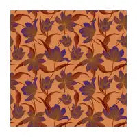 Violet/Orange Lilies - design