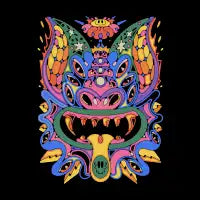 Psychedelic Bat Spirit - design
