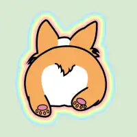 Cute Corgi Butt - design