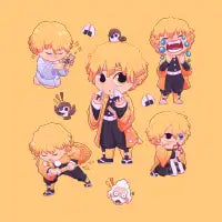 Zenitsu Chibis - design