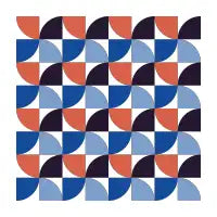 Abstract 60s geometric patten - design