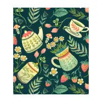 Cottage Garden Tea Time Pattern - design