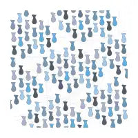 blue pots - design