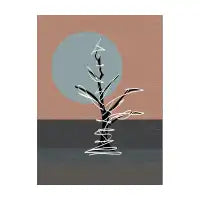 desert blue moon - design
